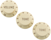 Fender Road Worn Strat Knobs Aged White